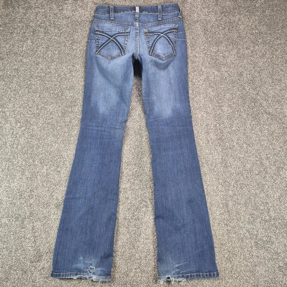Ariat REAL Denim Womens 27L Perfect Rise Rosa Boot Cut Jeans Western 27x33